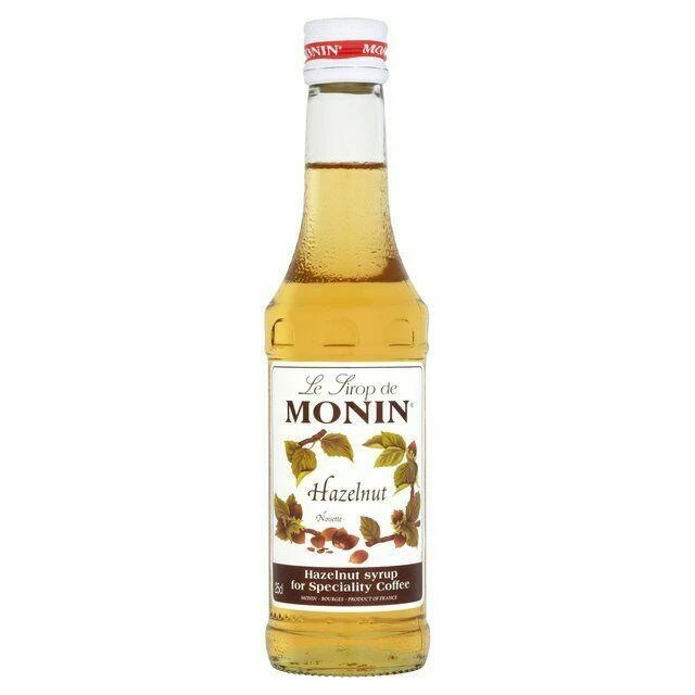 Monin Syrup Hazelnut / Hasselnød FL 25 61089 by MONIN color Sort