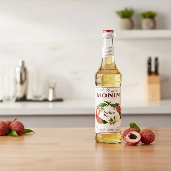 Monin Syrup Lychee / Kærlighedsfrugt FL 70 61046 by MONIN color Sort