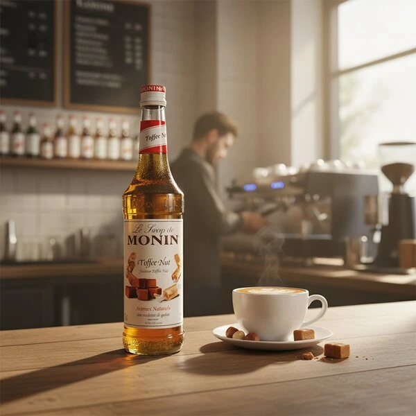 Monin Syrup Toffee Nut / Flødekaramel FL 70 61156 by MONIN color Sort
