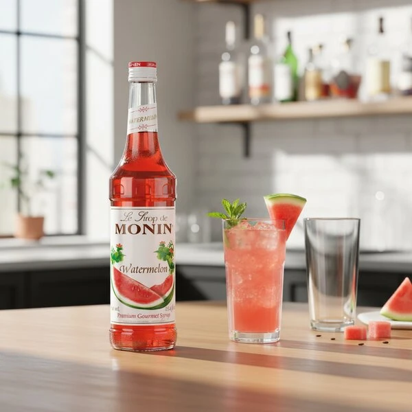 Monin Syrup Watermelon / Vandmelon FL 70 61132 by MONIN color Sort
