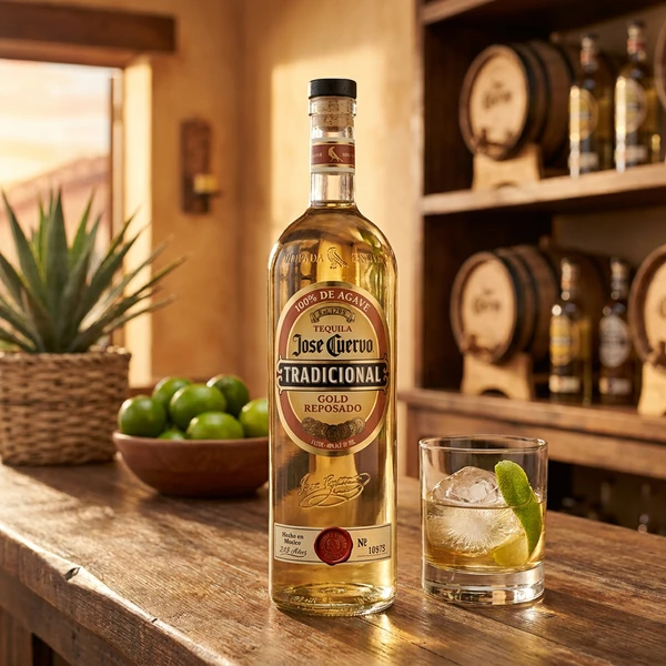 José Cuervo Tequila Tradicional Gold Reposado FL 70 53016 by JOSECUERVO color Sort