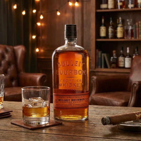 Bulleit Bourbon Whiskey 70 cl 58001 by BULLEIT color Sort