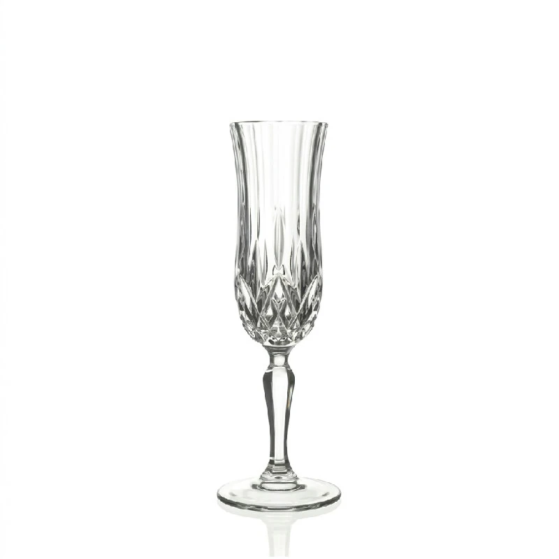 RCR Opera Champagne Flute 13cl 6stk. Glas0494 by RCR Glas color Sort