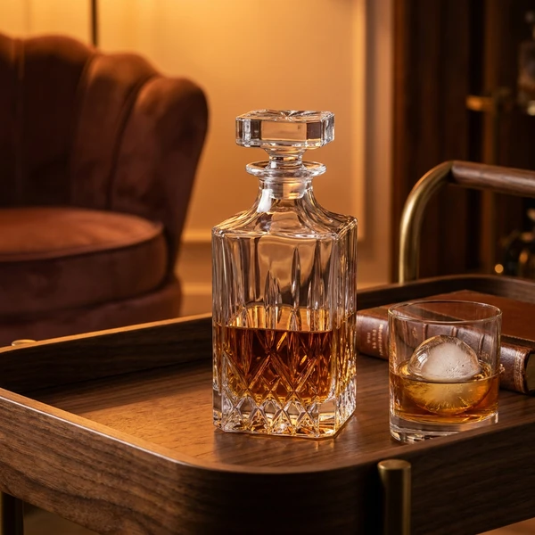 RCR Opera Decanter Kvadratisk Glas0267 by RCR Glas color Sort