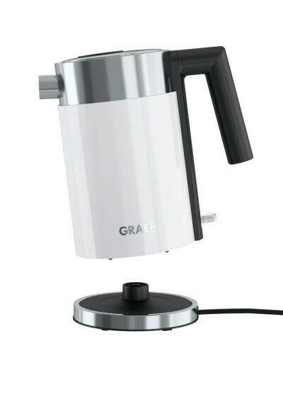 El-kedel, 1.0L, Tænd/Sluk Hvid GRWK401EU by Graef color Hvid