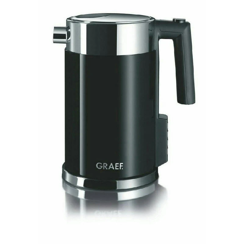 Elkedel 1,5 l med temperaturstyring og børnesikring GRWK702EU by Graef color Sort