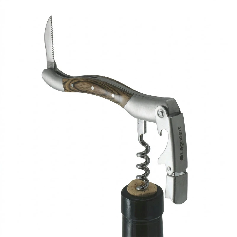 MINI GHEMME Grand Crue Sommelier Proptrækker 16cm LEWF5 by Legnoart color Sort