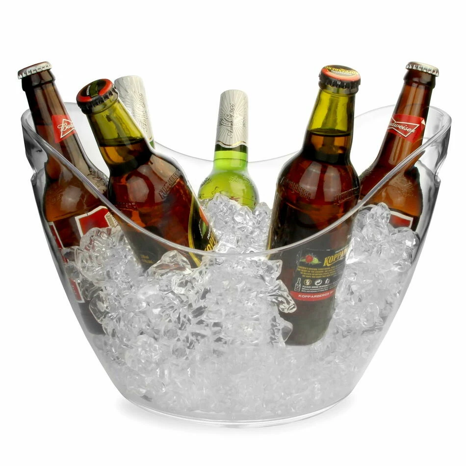 Plast vin- og champagnekøler klar - 8 liter BTBL3494 by Beaumont color Klar