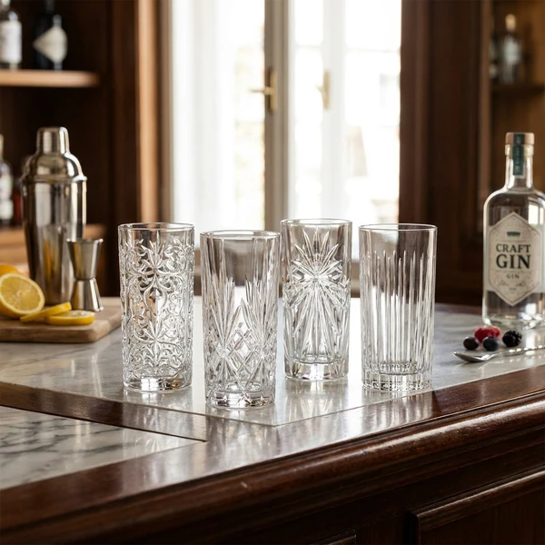 RCR Mixology Highball Set (4 stk) Glas0635 by RCR Glas color Sort