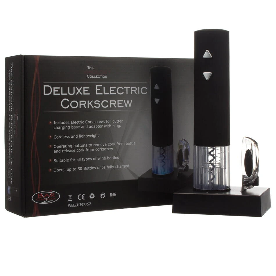 Vinology Deluxe elektrisk proptrækker EC/DLX by Final Touc color Sort