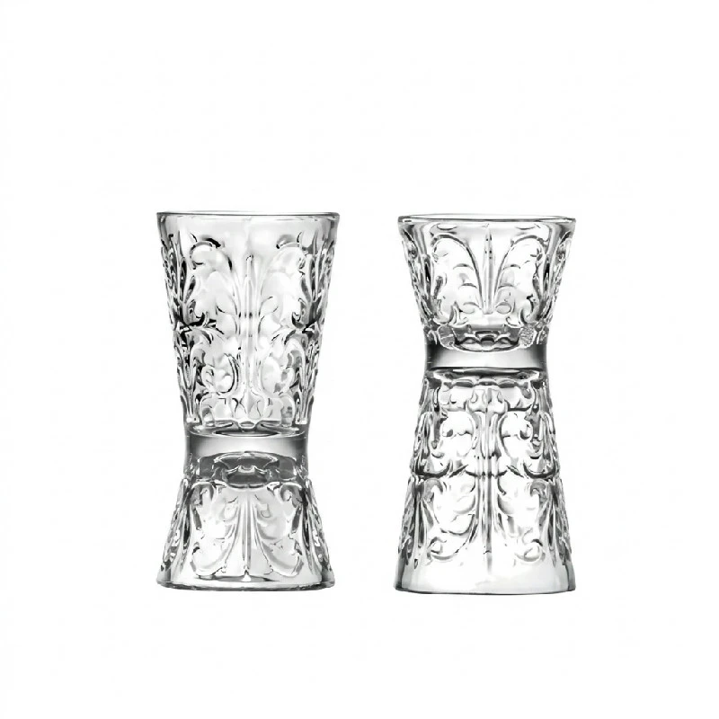 RCR Tattoo Jigger 3/6 cl 1 stk. BAR0754 by RCR Glas color Klar