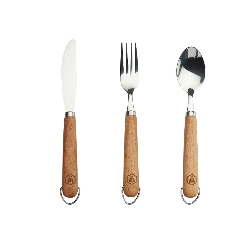 Laguiole Picnic Bestiksæt 3 stk 40268476 by Laguiole color Sort