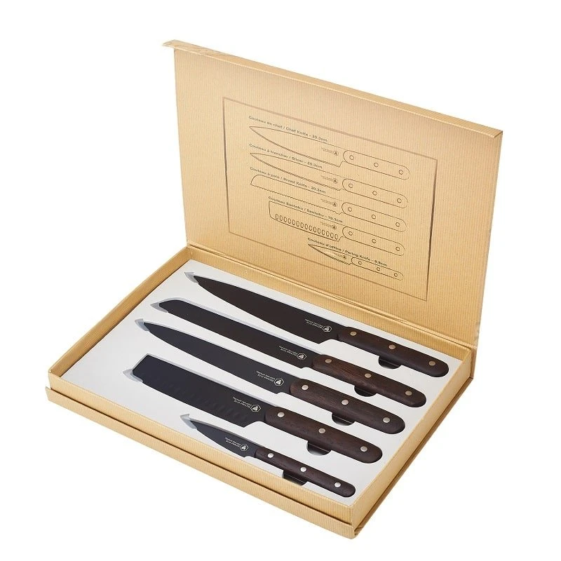 Laguiole Køkkenknive 5 stk 40268478 by Laguiole color Sort