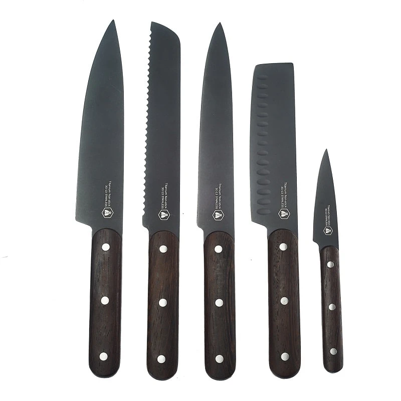Laguiole Køkkenknive 5 stk 40268478 by Laguiole color Sort