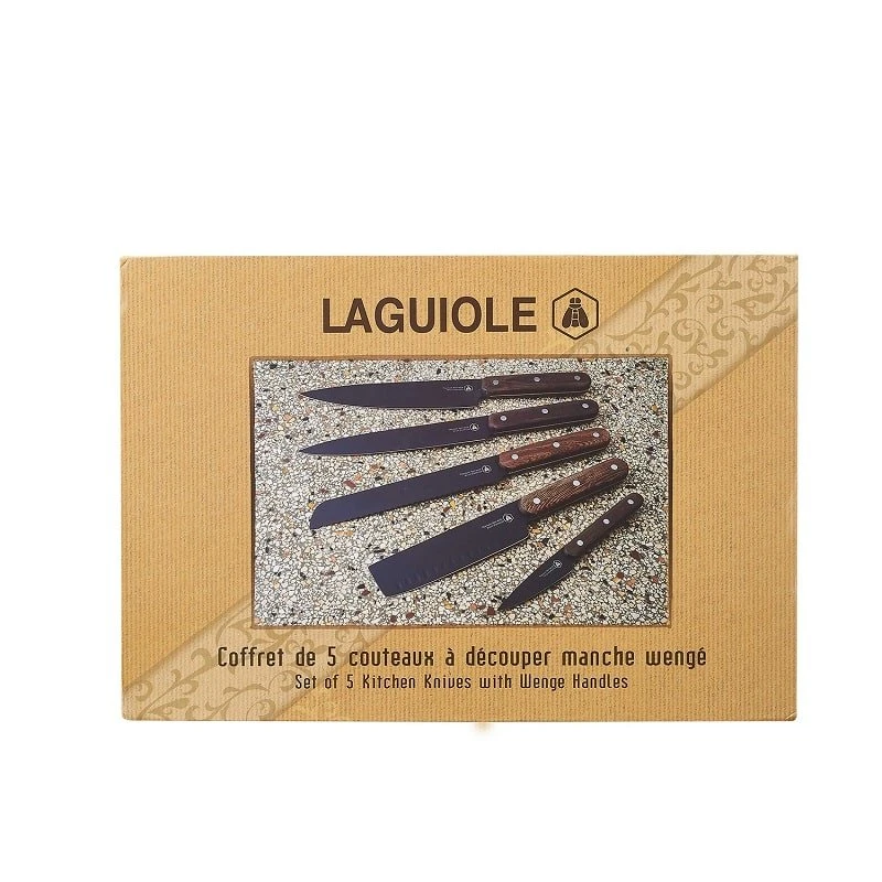 Laguiole Køkkenknive 5 stk 40268478 by Laguiole color Sort