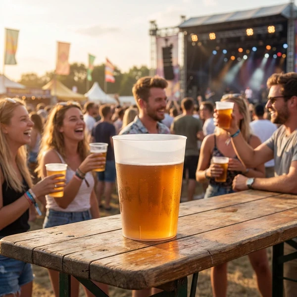 Festivalkrus 100 cl genanvendelige ECO900 by Rbdrinks color Sort