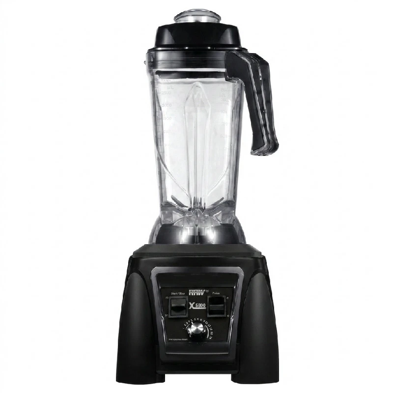 RAW Blender X5800 2.5HP 2.5L 1800W Sort RAWX5800.B by Raw Blende color Sort