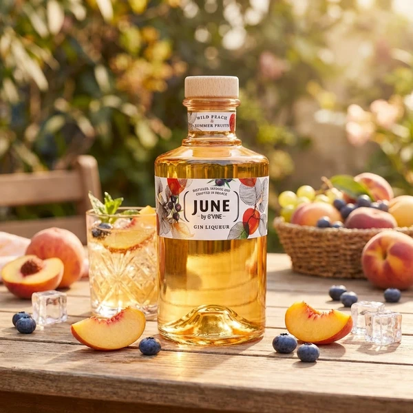 June by GVine Wild Peach & Fruits Gin 63189 by June by G' color Sort