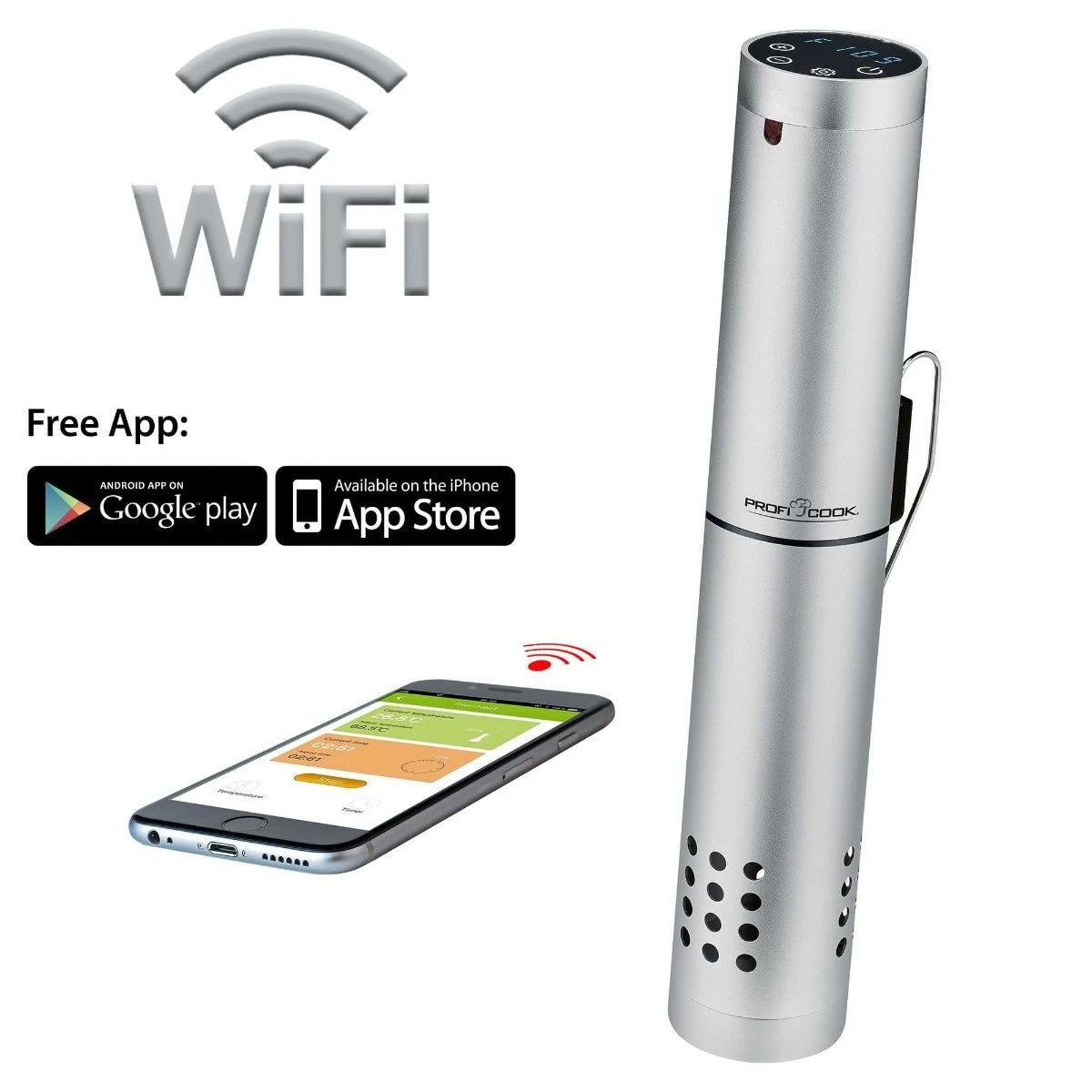 Profi Cook Sous Vide Stick Wifi 21-501159 by Profi Cook color Sort