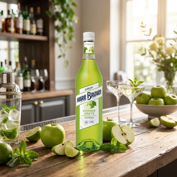 Marie Brizard Sirup de Pomme Verte / Grønne Æbler 61074 by MARIEBRIZA color Grøn