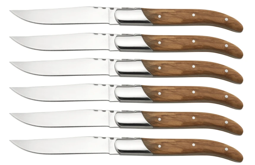 Laguiole by Haws Steakknive i gaveæske - 6 styk 30-LG0022 by Laguiole By Hâws color Sølv