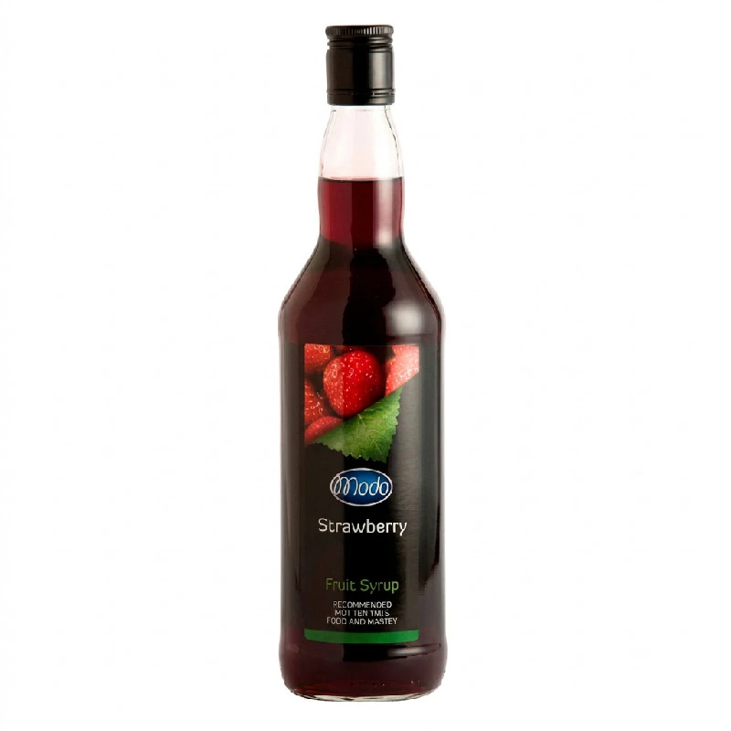 Modo Jordbær Syrup, PET FL 75 M9 by MODO color Sort