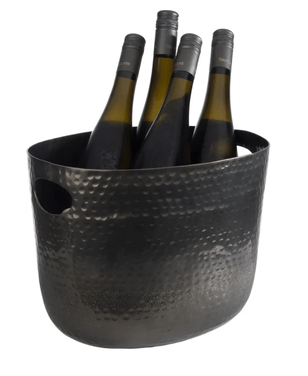 APS vinkøler, aluminium/hammeret sort, 7 ltr. 30195402 by Koop color Sort