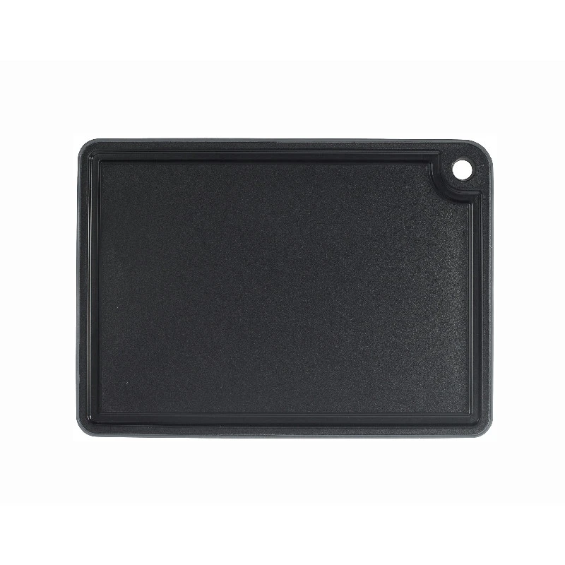 Skærebræt PP/TPE stor 34x25x1 cm ST12001 by Steel-Function color Sort