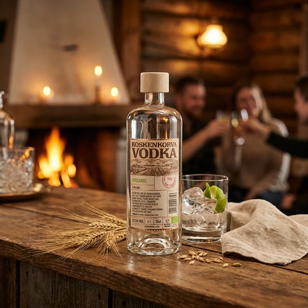 Koskenkorva Vodka Organic, ØKO FL 70 52221 by KOSKENKORV color Sort