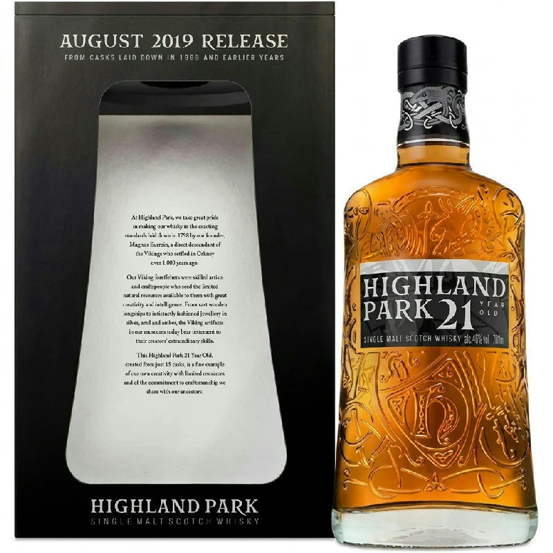 Highland Park 21 YO Single Malt Scotch FL 70 55003 by HIGHLANDPA color Sort