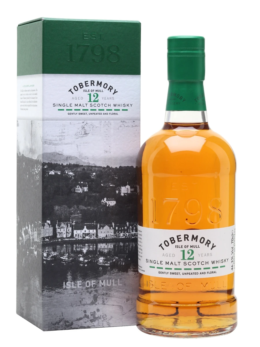 Tobermory 12 YO Isle of Mull Single Malt 70 cl 55047 by TOBERMORY color Sort