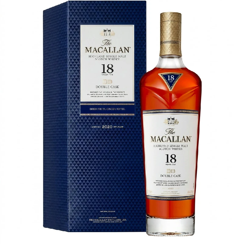Macallan Double Cask 18 YO Highland Single Malt FL 70 55171 by MACALLAN color Sort