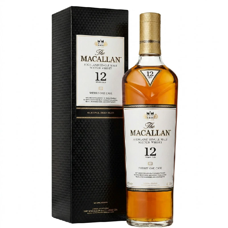Macallan Sherry Oak 12 YO Highland Single Malt FL 70 55341 by MACALLAN color Sort