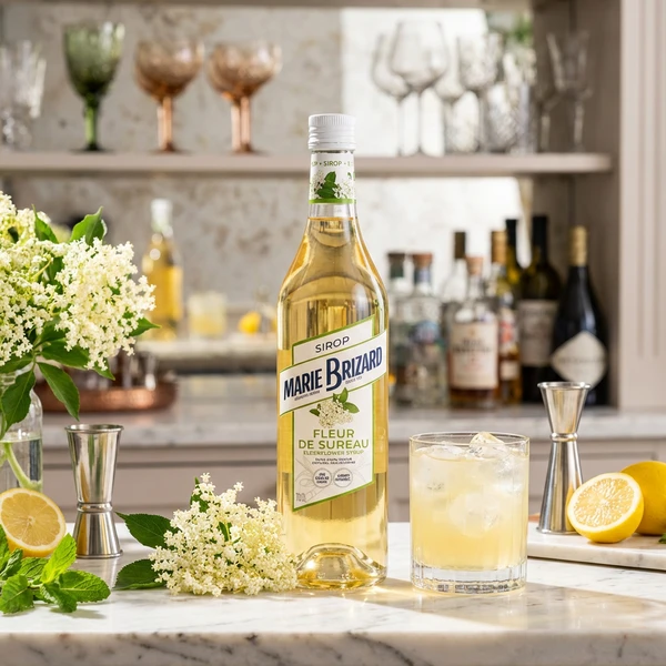 Marie Brizard Sirup Elderflower 70 cl 61075 by MARIEBRIZA color Sort