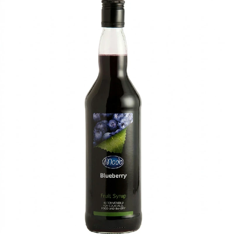 Modo Blåbær Syrup, PET FL 75 M02 by MODO color Blå