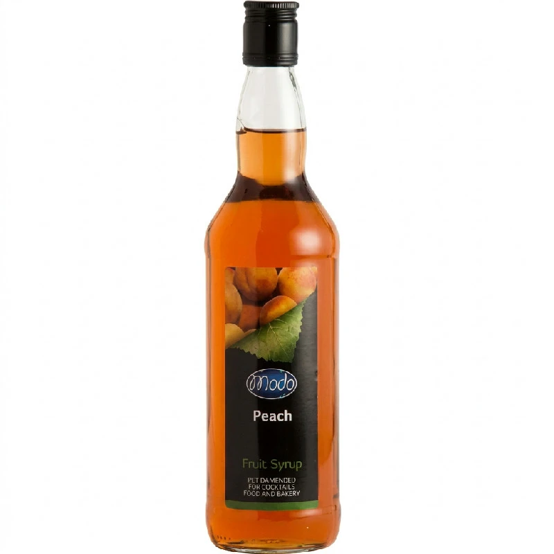 Modo Fersken Syrup, PET FL 75 M28 by MODO color Sort