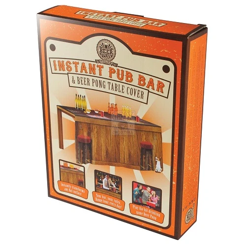 Instant pub bar og beer pong dug 190 x 180 cm BR39124 by Koop color Sort