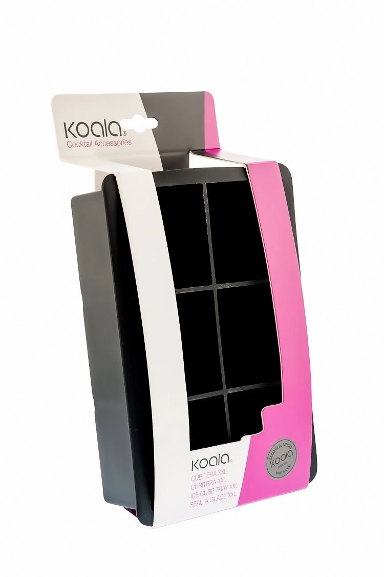 Isterningsbakke 4,5x4,5x4,5cm 62-62760000 by koala color Sort