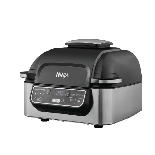 Ninja Foodi Health Grill & Air Fryer, 1750W, 5 Programmer 100-AG301EU by Ninja color Sort/grå