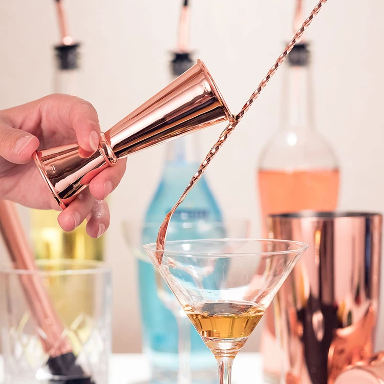 Cocktailshaker sæt med 11 dele - Kobber CG-TJ16 by Barlife color Kobber