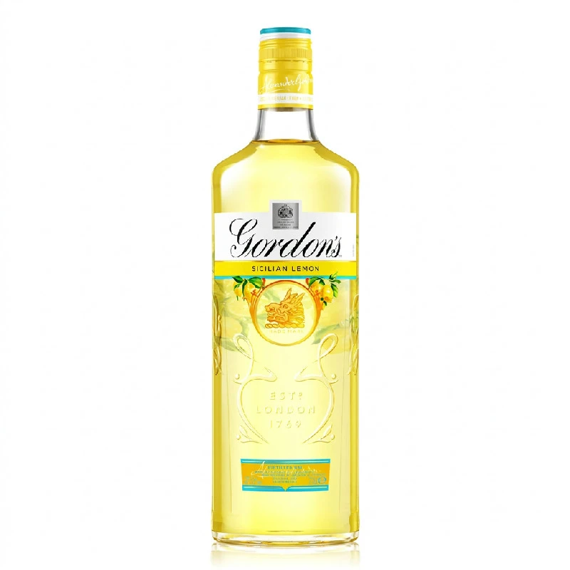 Gordon's Sicilian Lemon Gin FL 70 51078  color Sort