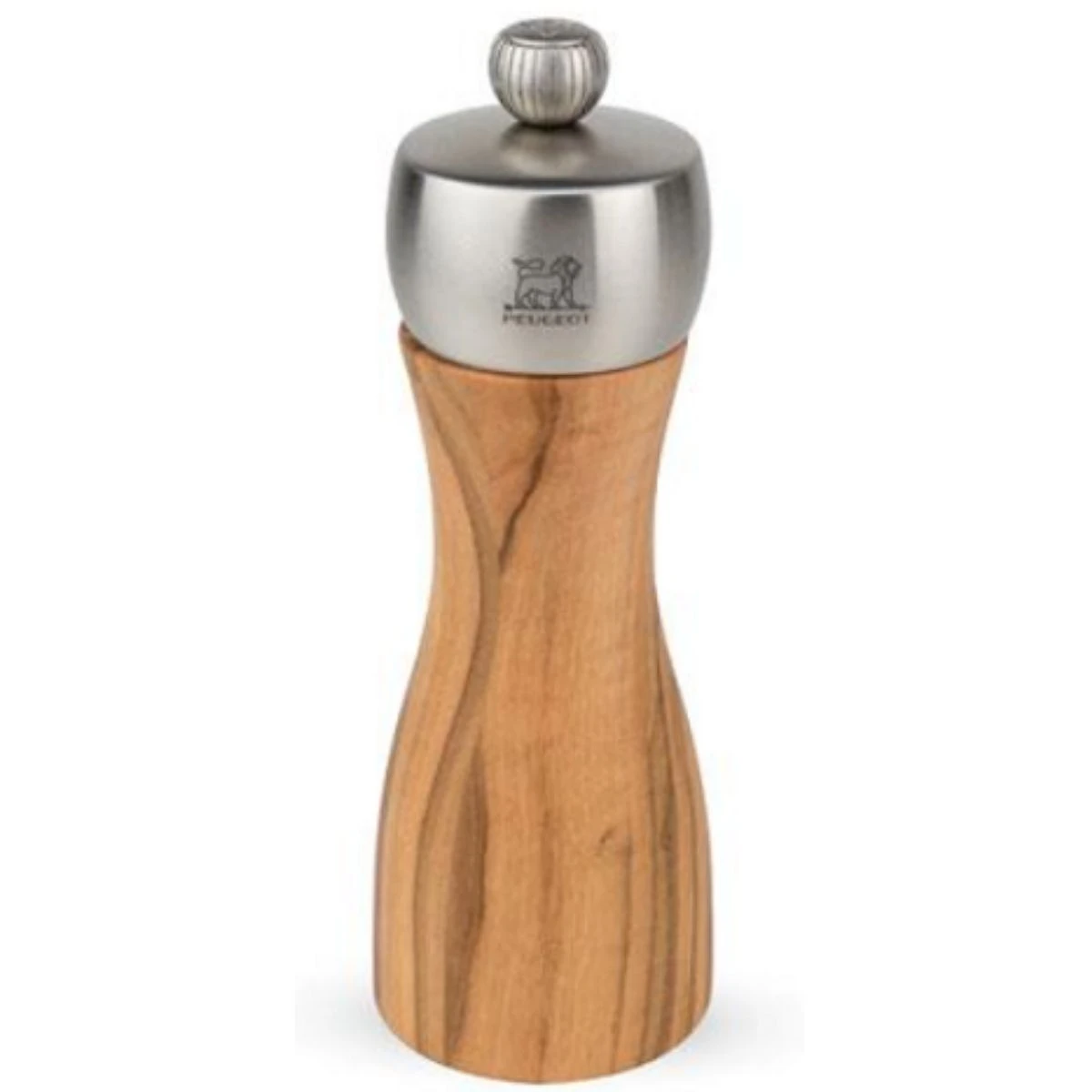 Peugeot Fidji Saltkværn 15 cm Oliventræ/Stål 16062 by Peugeot color Brun/Stål