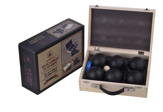 Laguiole Petanque sæt Sort 40268155 by Laguiole color Sort