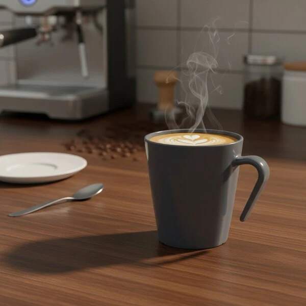 Kaffe Stack, mørkegrå 27 cl 400120-DG PP by GLASS4EVER color Sort