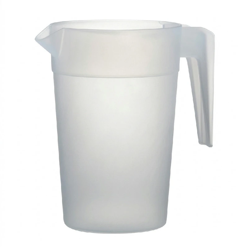 Pitcher White Frosted 1,5 L 500102-PP by GLASS4EVER color Sort