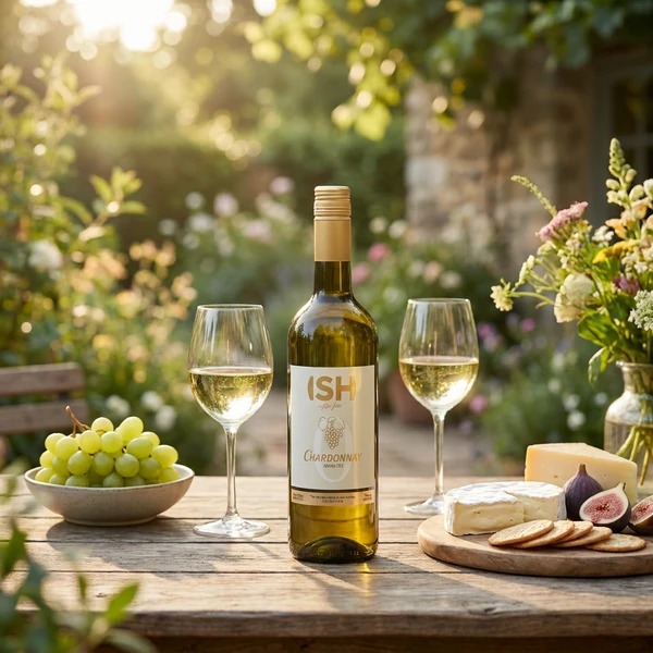Chateau Del ISH Chardonnay Hvidvin – Alkoholfri 75 cl 30412 by Chateau color Sort