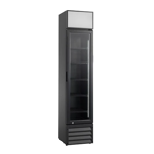 Scandomestic SD 217 BE Displaykøleskab med Glasdør 26310217310000 by Scandomestic color Sort