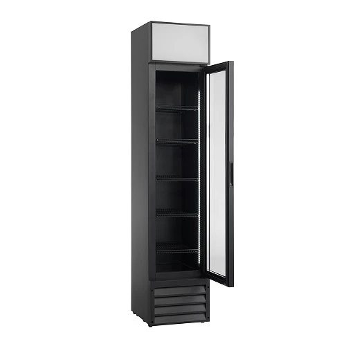 Scandomestic SD 217 BE Displaykøleskab med Glasdør 26310217310000 by Scandomestic color Sort