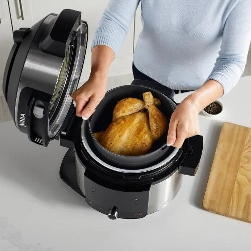 Ninja ONE-Lid Multicooker 11-in-1 - 6L 100-OL550EU by Ninja color Sort/grå