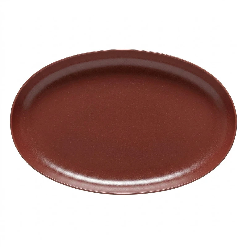 CASA Pacifica Serveringsfad oval 41 x 26 cm Cayenne 22088 by CASA color Cayenne